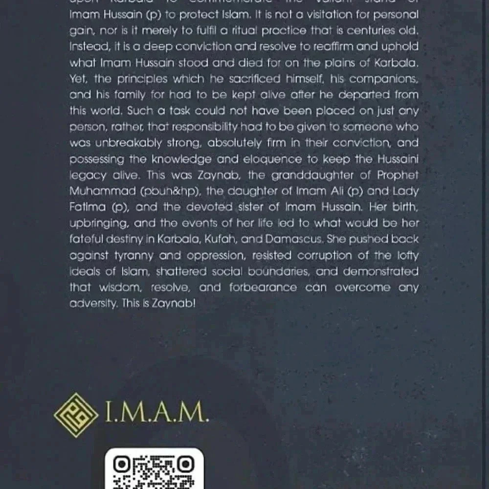 New book Who is Zaynab? By Hajjah Chahnaz A. Kbaisi-Hazari - Picture 2 of 2